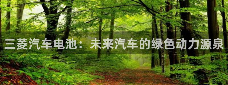 优发国际官网,首页：三菱汽车电池：未来汽车的绿色动力源泉
